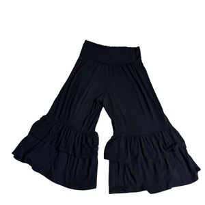 HEIMISH USA Black Ruffled Kids Skirt